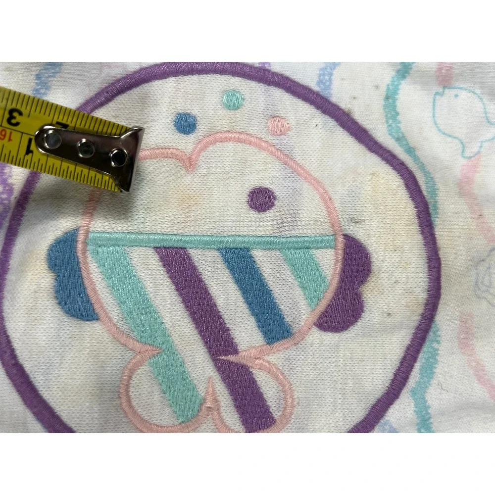 Vintage Health-tex Baby Girls Bubble Romper 18 Months Purple Sea Life‎ Fish USA